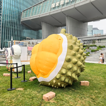 Inflatable Realistic Durian Event Decoration Display Prop