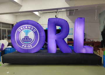 Customized LED Inflatable Logo Wall