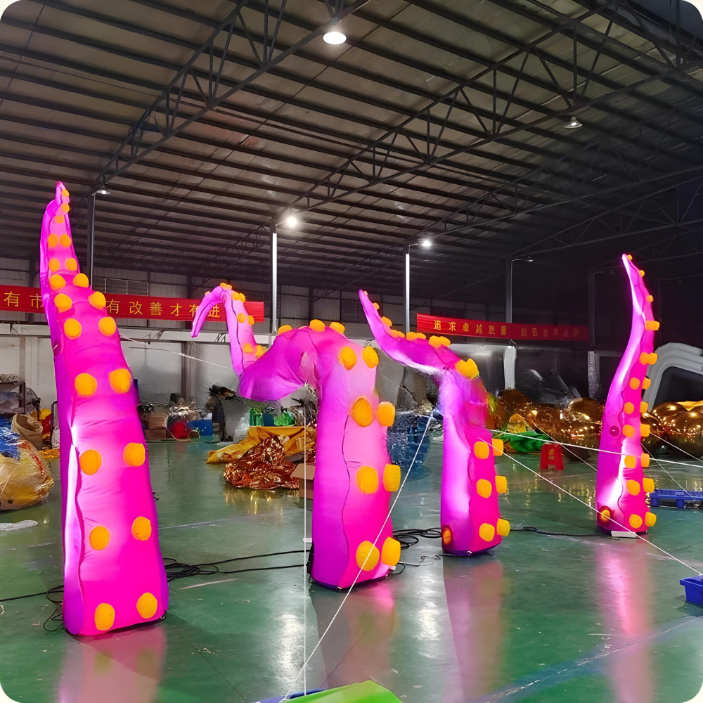 Inflatable Octopus Tentacle Unique Event Decoration