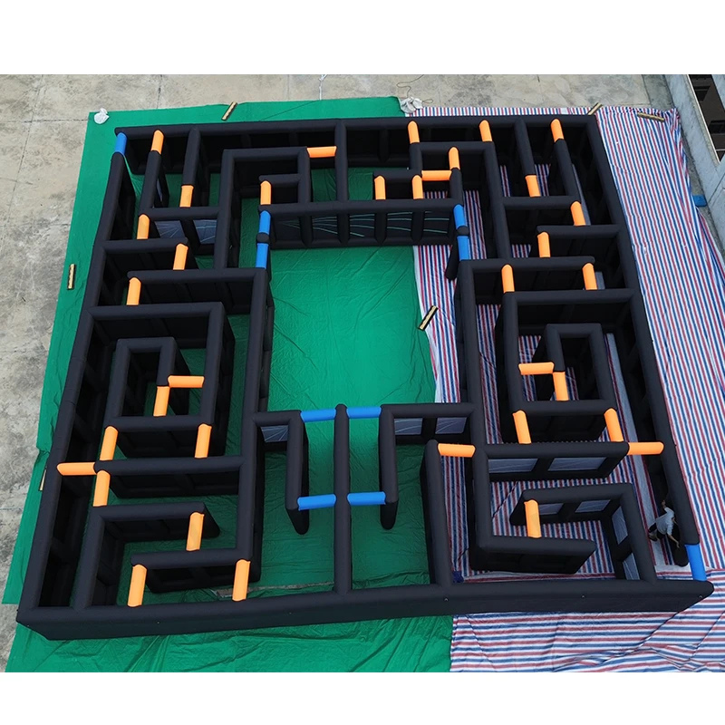 Große aufblasbare Laser-Tag-Arena für draußen