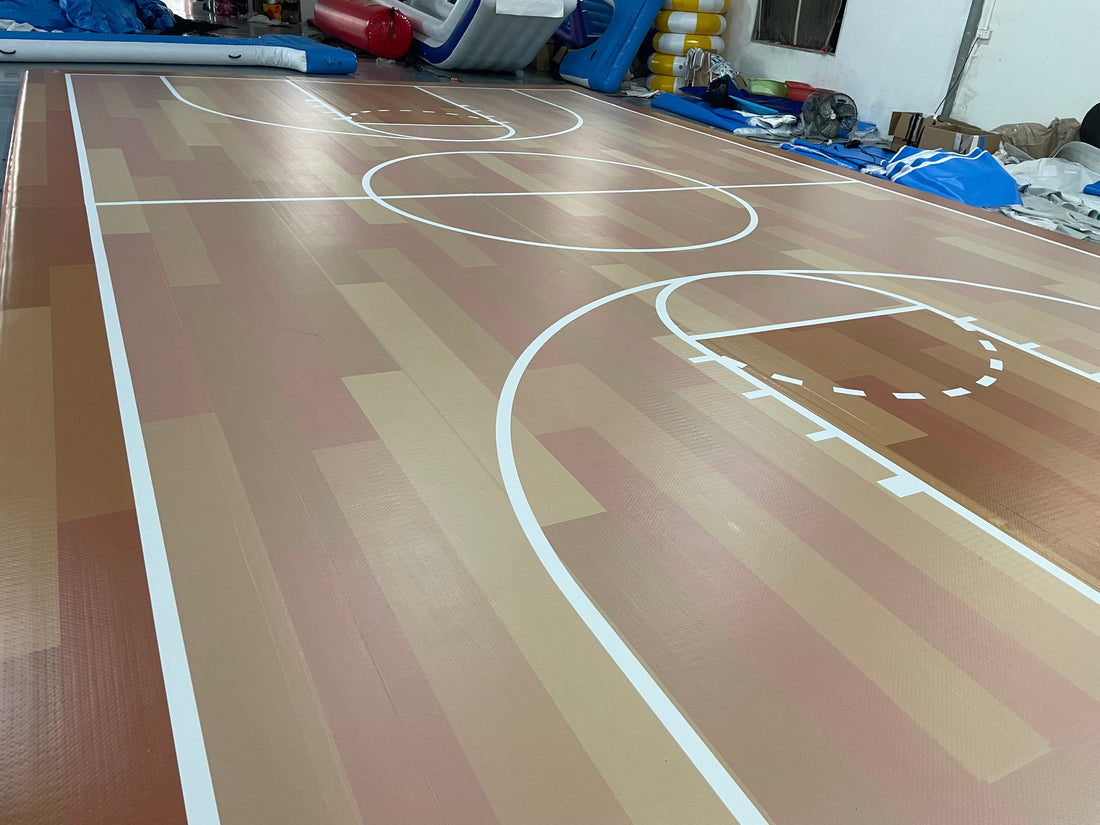 Ultimativer aufblasbarer Indoor-Fußball- und Basketballplatz