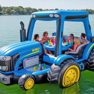 Großer aufblasbarer Traktor-Schwimmkörper zum Entspannen