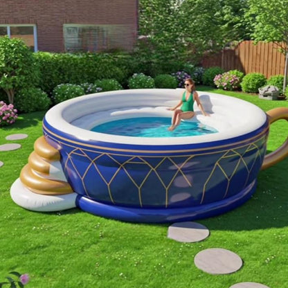 Inflatable Teacup Pool Fun Indoor Water Play Area