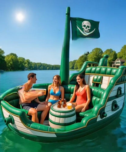Giant Pirate Ship Inflatable Lake Float for Events