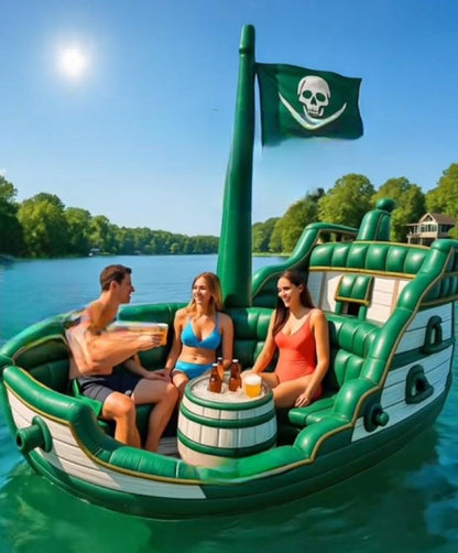 Giant Pirate Ship Inflatable Lake Float for Events