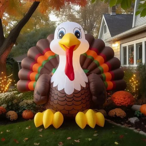 Pavo inflable gigante