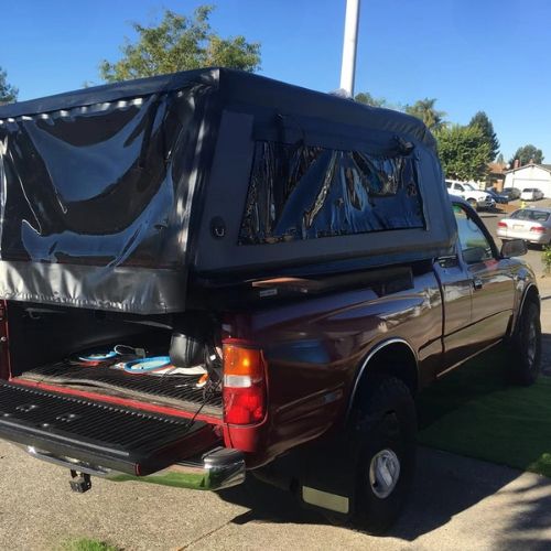Inflatable Truck Bed Topper for Camping