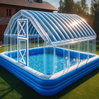 Portable Clear Inflatable Greenhouse Water Pool Tent