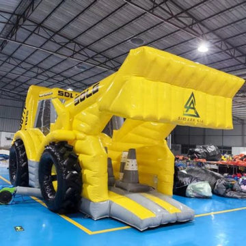 Large Inflatable Digger Slide Bouncer