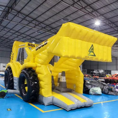 Large Inflatable Digger Slide Bouncer