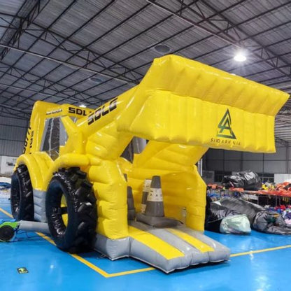 Large Inflatable Digger Slide Bouncer