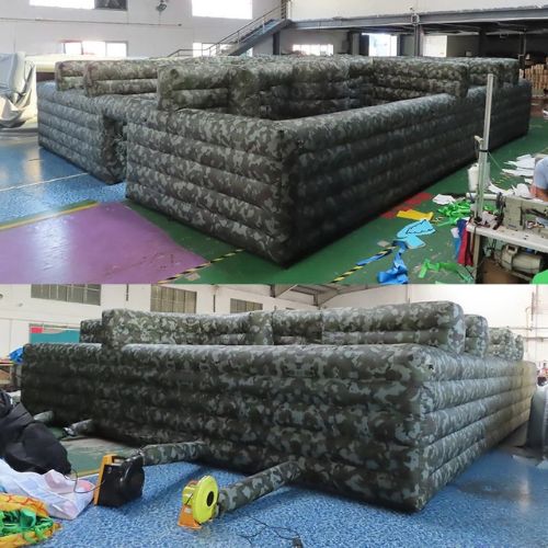 Large Outdoor Inflatable Laser Tag Maze