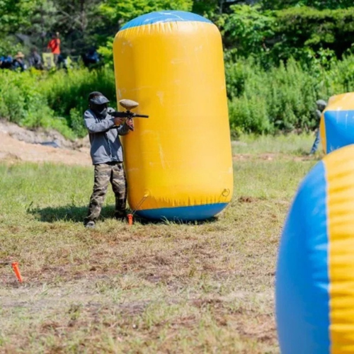 Inflatable Paintball Bunkers Laser Tag Obstacles