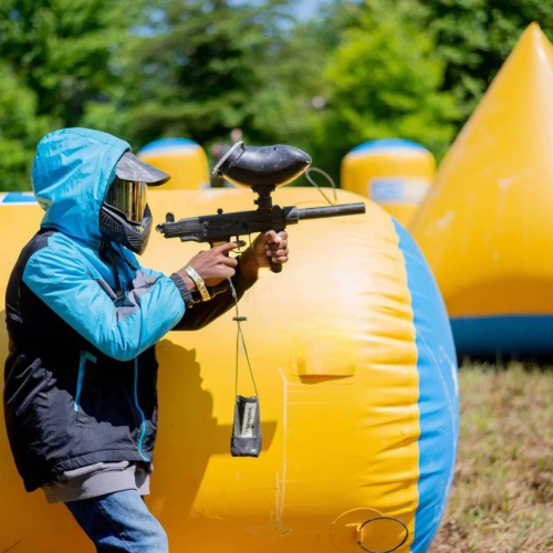 Inflatable Paintball Bunkers Laser Tag Obstacles