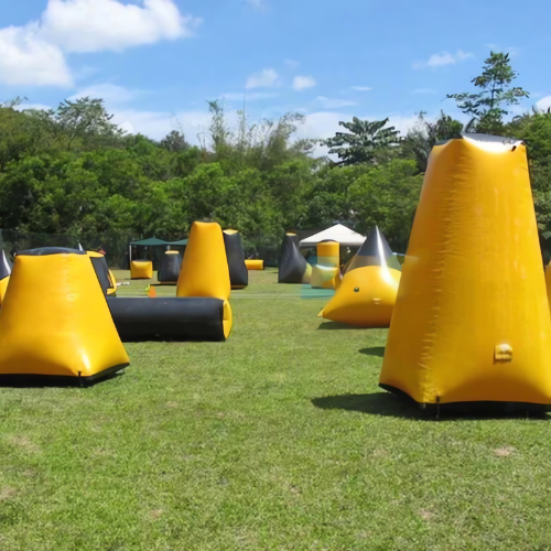 Inflatable Paintball Bunkers Laser Tag Obstacles
