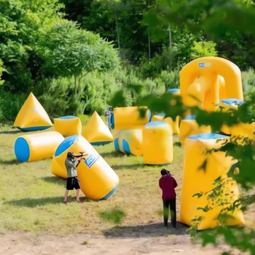 Inflatable Paintball Bunkers Laser Tag Obstacles
