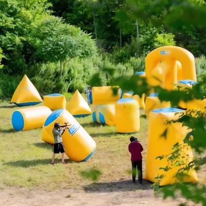 Inflatable Paintball Bunkers Laser Tag Obstacles