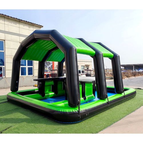 Green Inflatable Pool Bar Tent