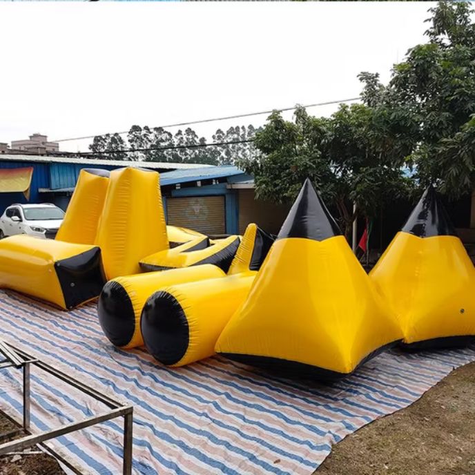 Air Inflatable Bunkers for Paintball Nerf Archery Laser Tag Sports Field