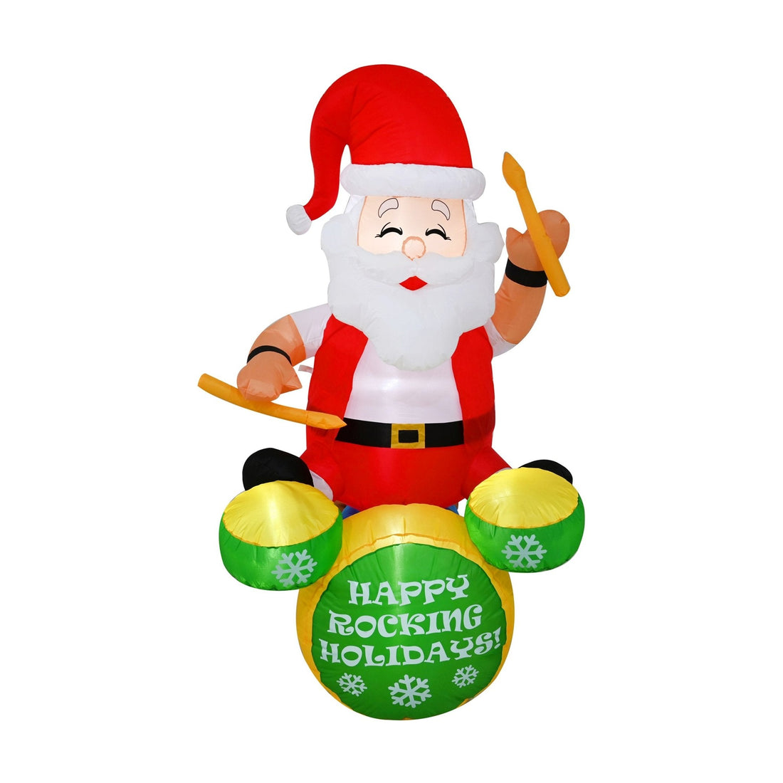 Airpower Rockero de Navidad de 180cm Papá Noel