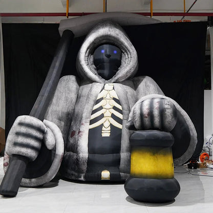 Giant Inflatable Grim Reaper Halloween Decoration