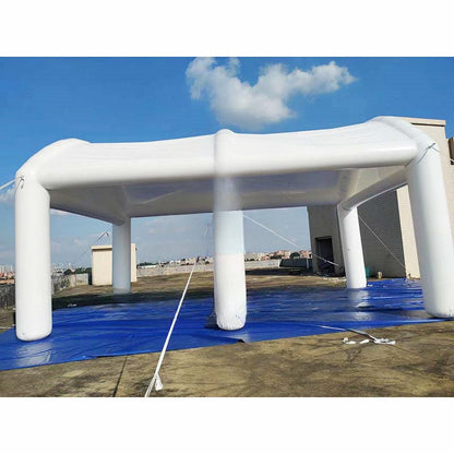 White Inflatable Wedding Open Tent - Elegant Outdoor Event Canopy