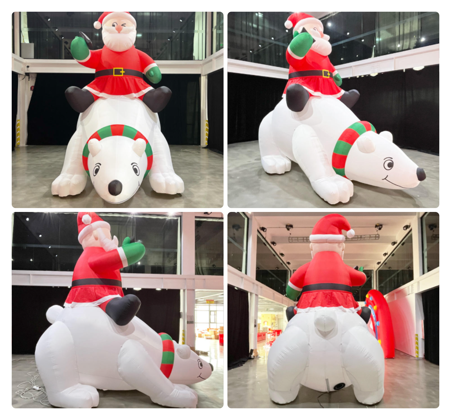 Christmas Santa Claus Decor Inflatable for Commercial Displays