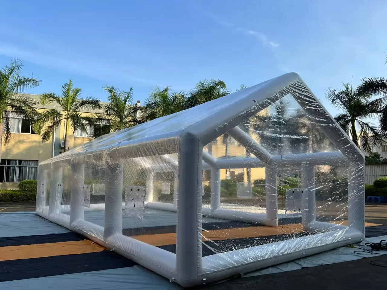 Custom PVC Tarpaulin Inflatable Swimming Pool Enclosure Waterproof Cover