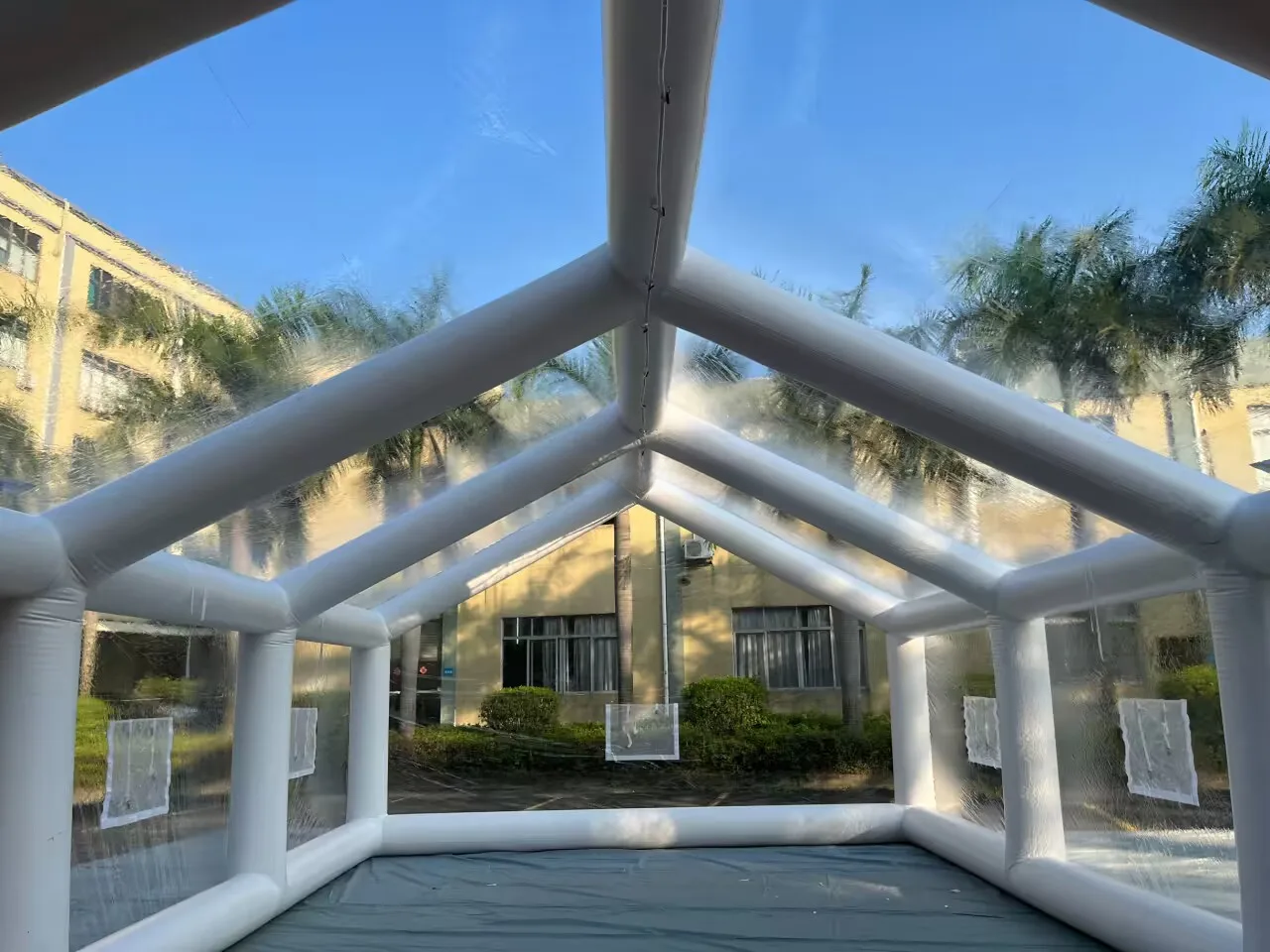 Custom PVC Tarpaulin Inflatable Swimming Pool Enclosure Waterproof Cover