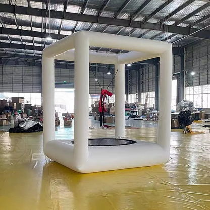 Commercial Bungee Trampoline Inflatable Gaming Bounce Harness Setup