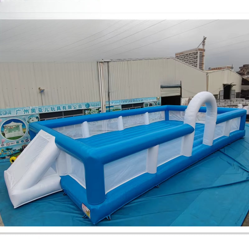 Inflatable Soap Soccer Football Field 11m Outdoor Sports Arena
