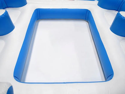 Inflatable Floating Island for Lake or Pool Lounge