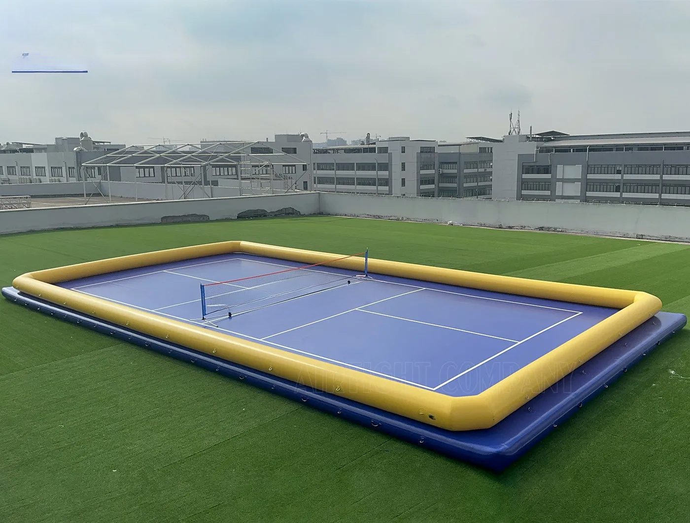Floating Safe Inflatable Pickleball Court 49 FT x 25 FT
