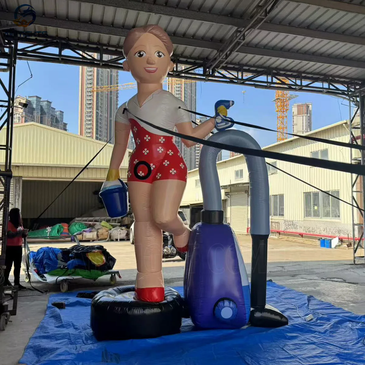 Giant Inflatable Sarah Cleaner Doll Balloon 13 FT