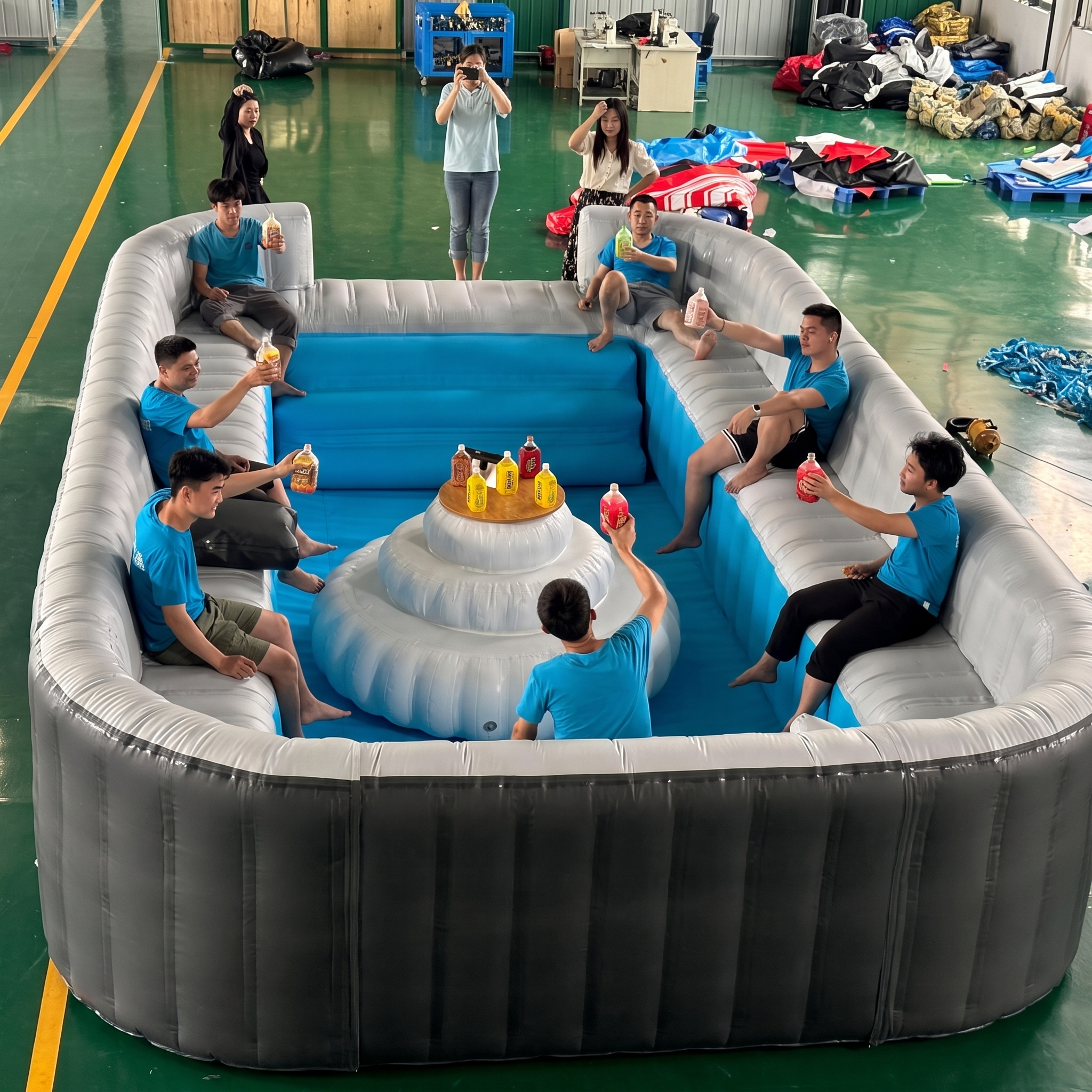 Commercial Inflatable Sofa Pool Lounge for Events