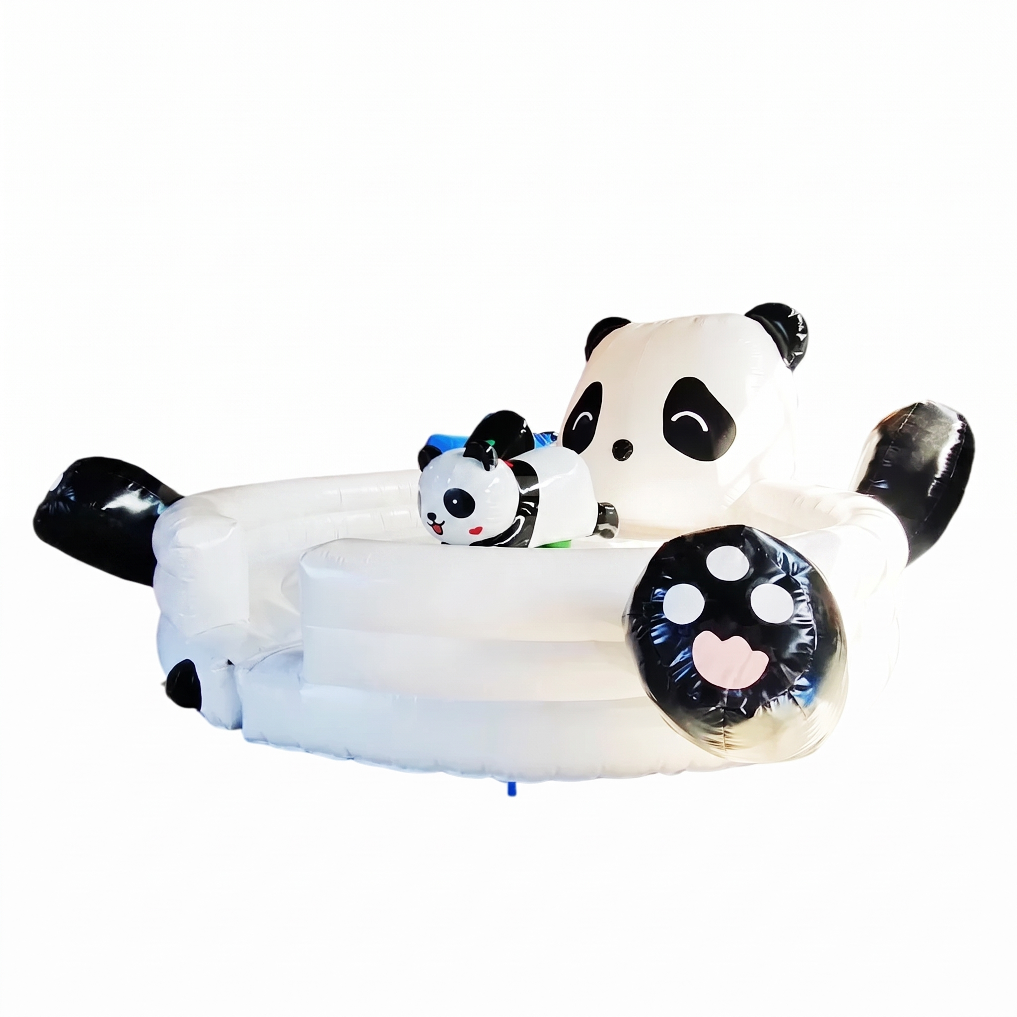 Inflatable Panda Mechanical Bull Ride for Shopping Malls