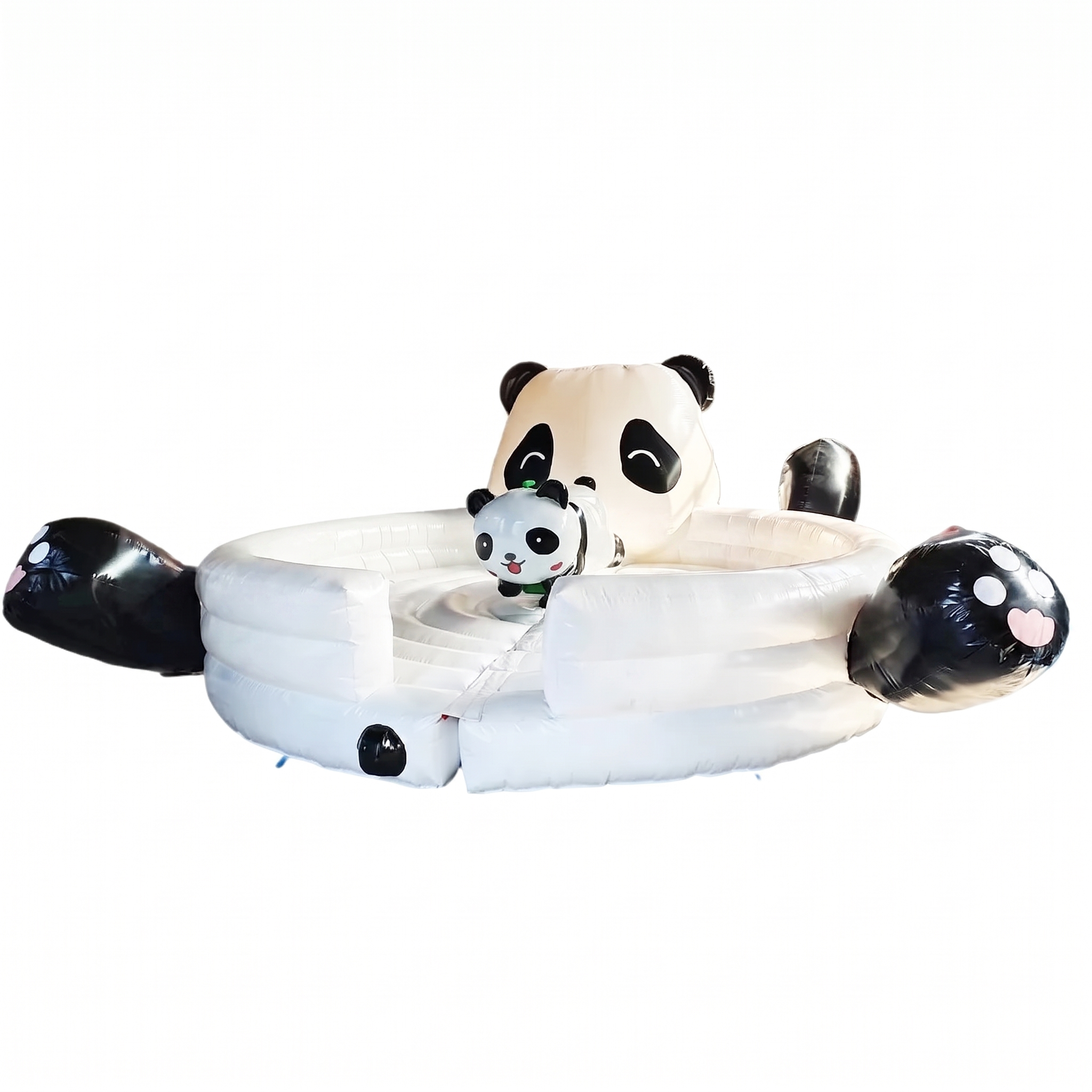 Inflatable Panda Mechanical Bull Ride for Shopping Malls