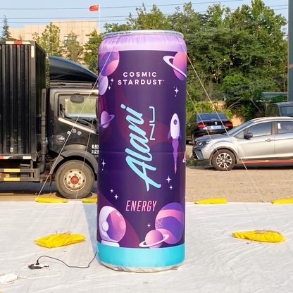 Inflatable Beverage Bottle Display for Promotions and Events