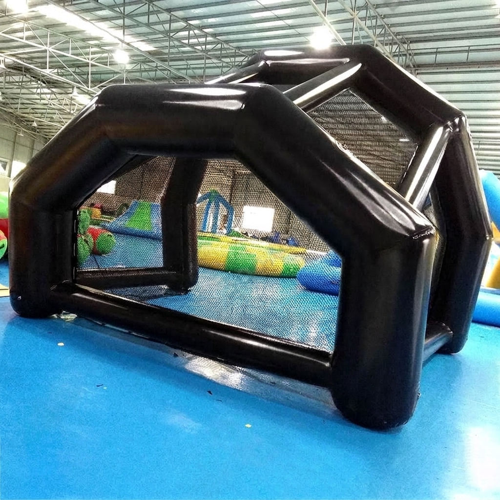 Carpa hinchable de jaula de entrenamiento de golf para alquiler de eventos