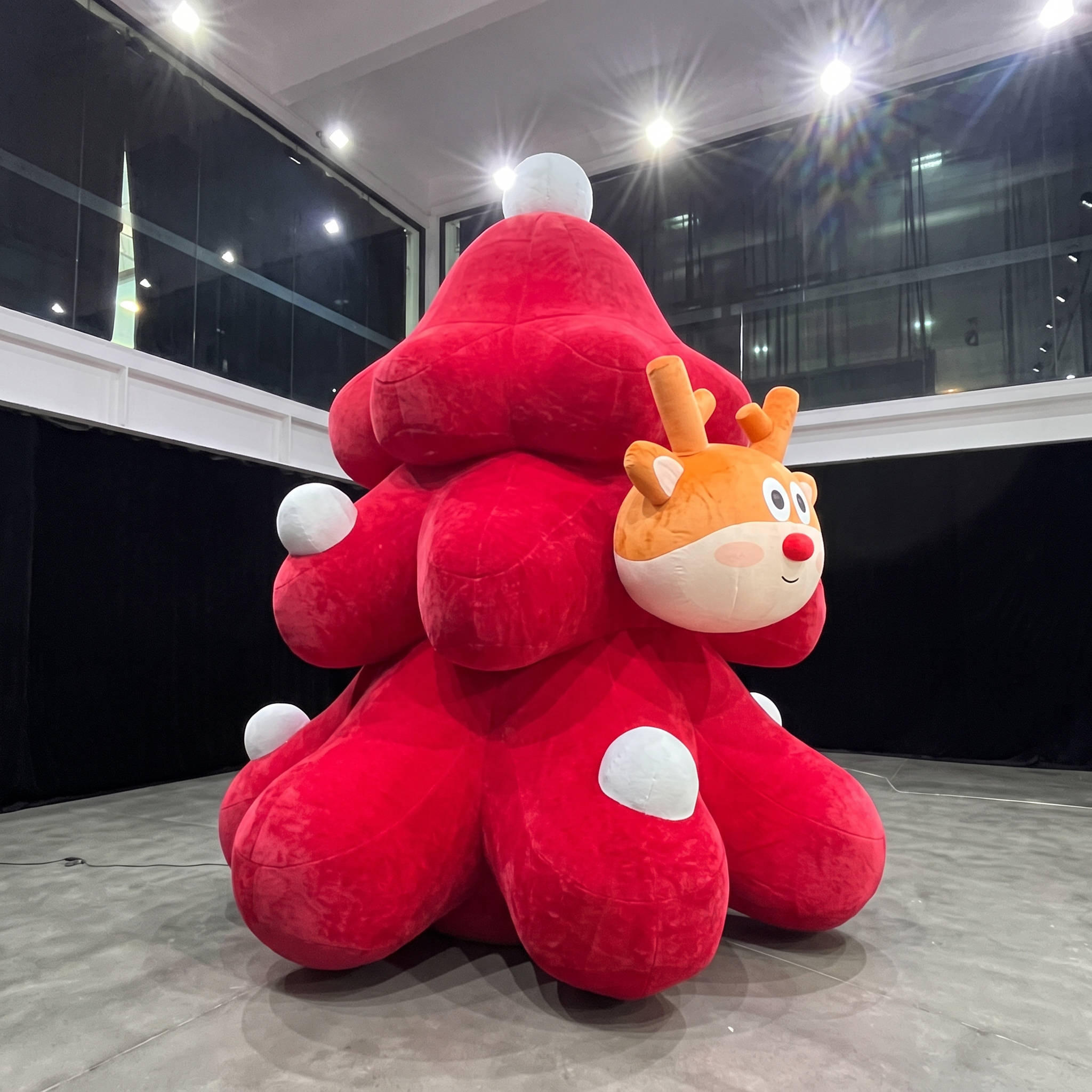 Inflatable Christmas Decoration Tree with Deer Head