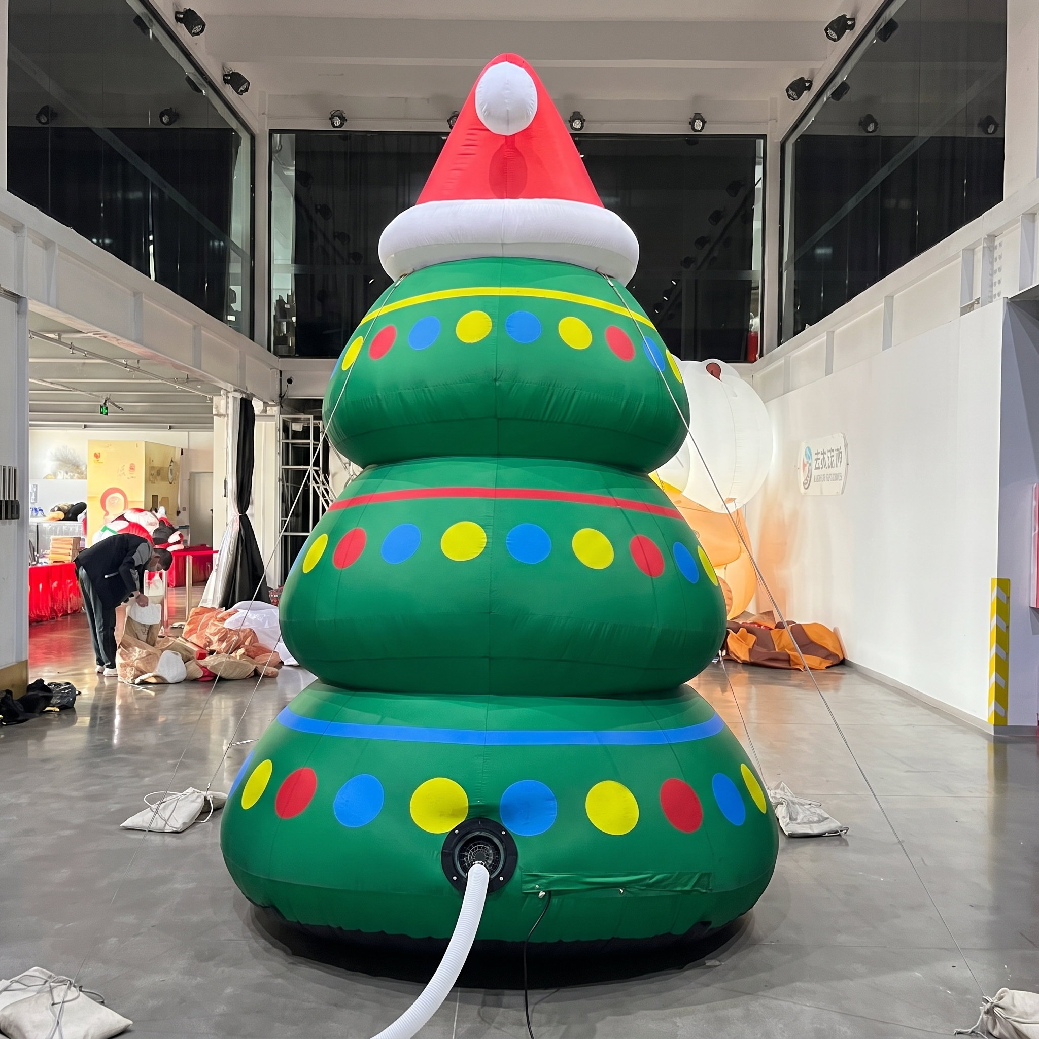 Commercial Inflatable Christmas Tree Decoration LED Outdoor Display
