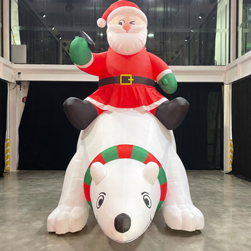 Christmas Santa Claus Decor Inflatable for Commercial Displays