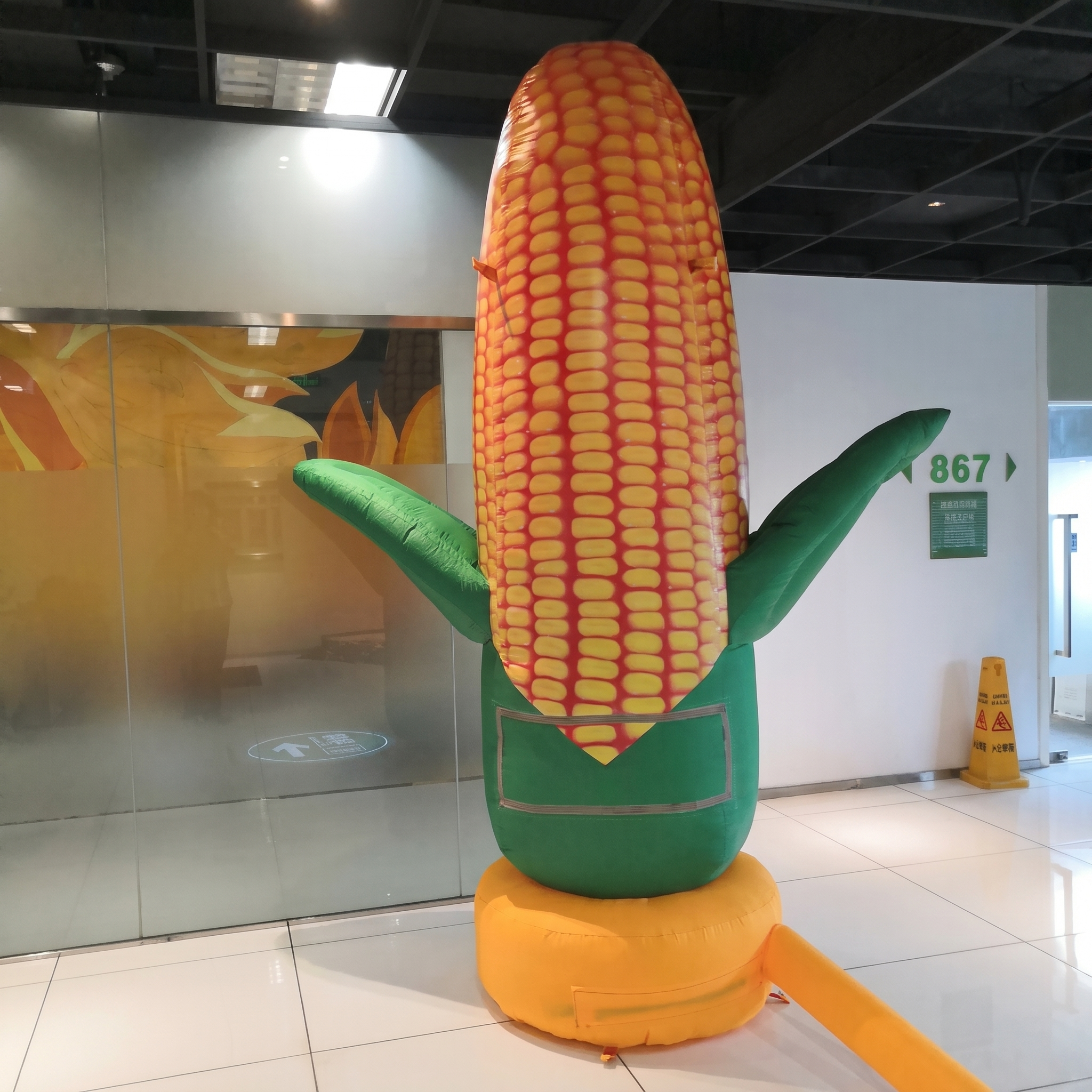 Advertising Inflatable Corn Model Giant Vegetable Display