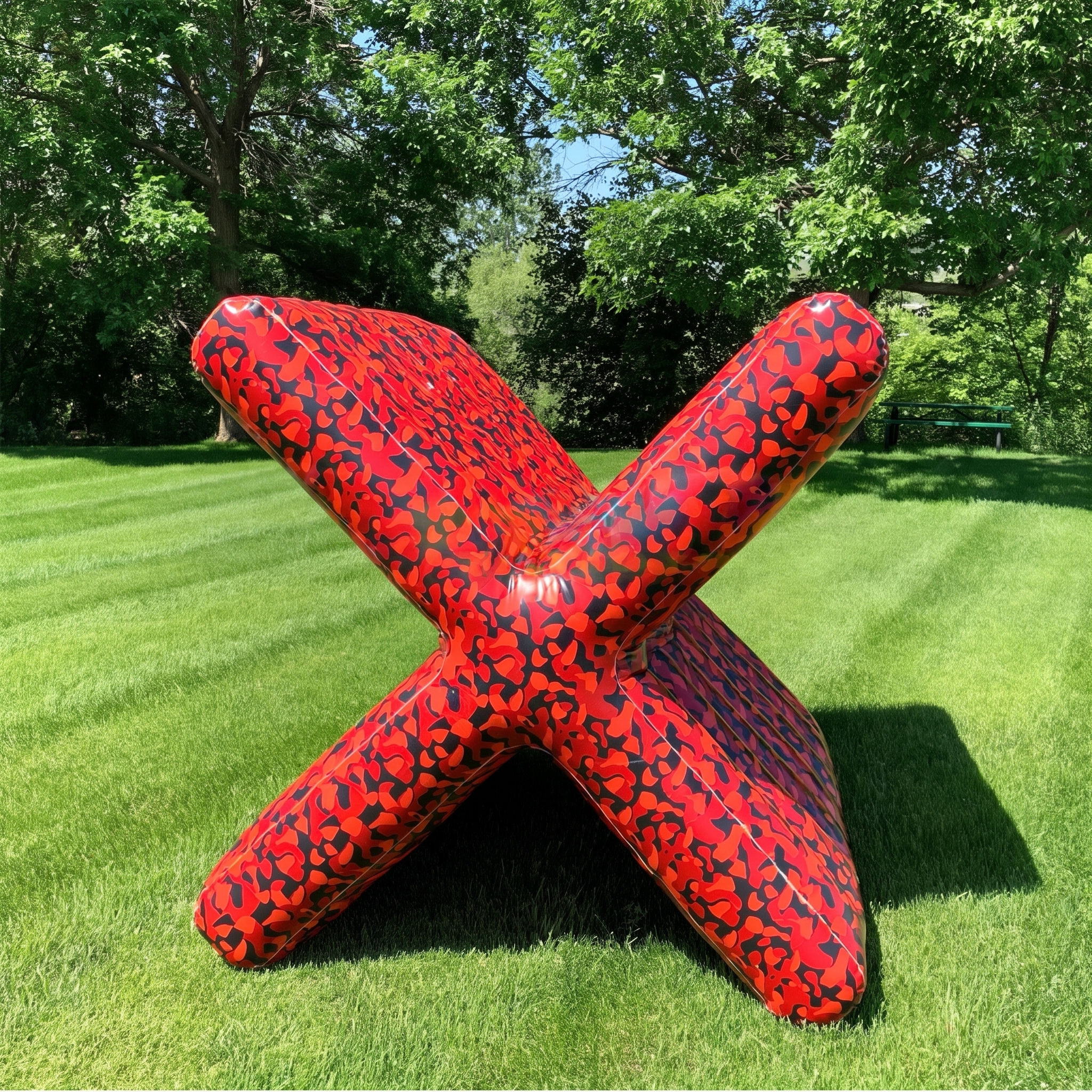Inflatable Paintball Bunkers for Colorful Competition Field Packages