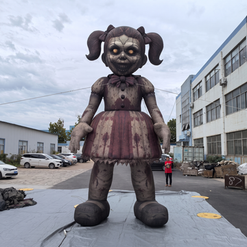 Inflatable Halloween Advertising Display Inflatable Girl Zombie