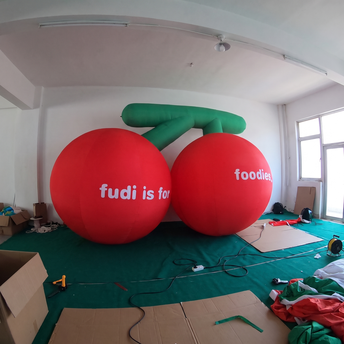 Inflatable Advertising Decor Giant Inflatable Fruit Cherry Model