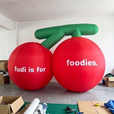 Inflatable Advertising Decor Giant Inflatable Fruit Cherry Model