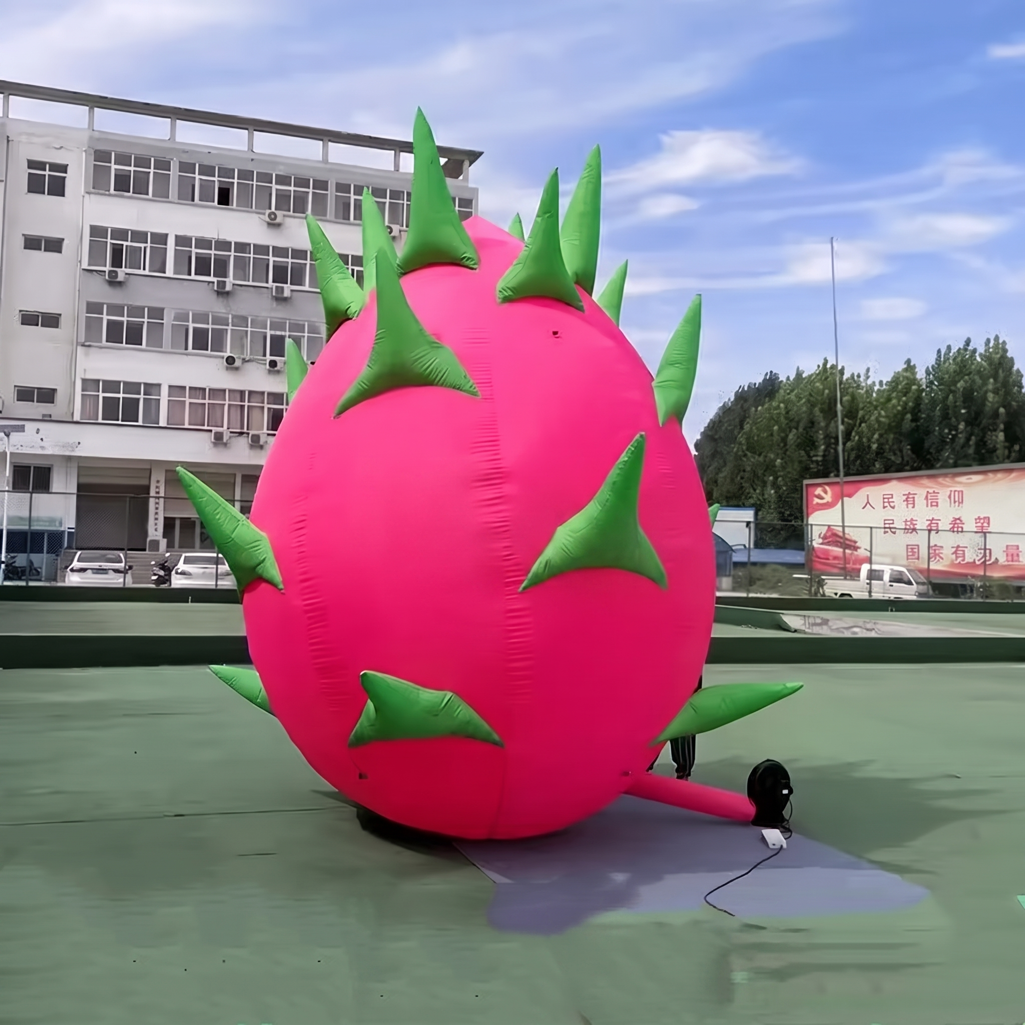 Inflatable Pitaya Dragon Fruit Balloon for Advertising Decoration