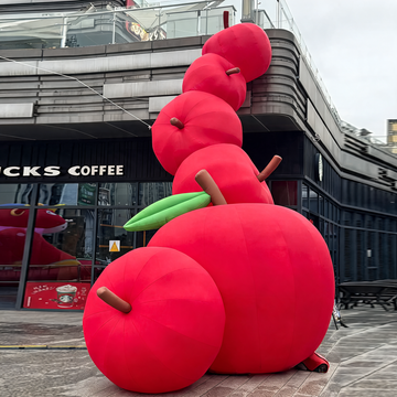 Inflatable Advertising Display Giant Inflatable Multi Apple