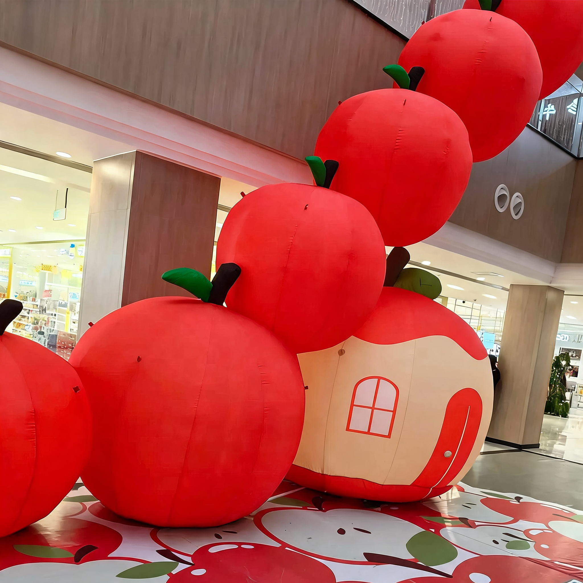 Inflatable Advertising Display Giant Inflatable Multi Apple